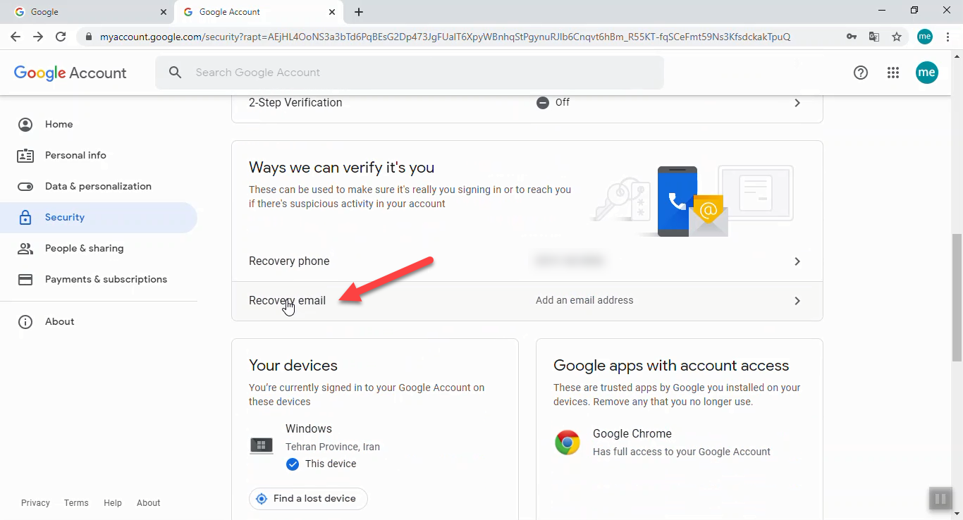 google account