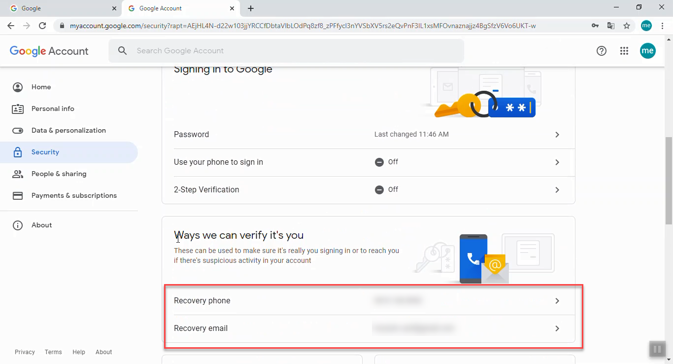google account