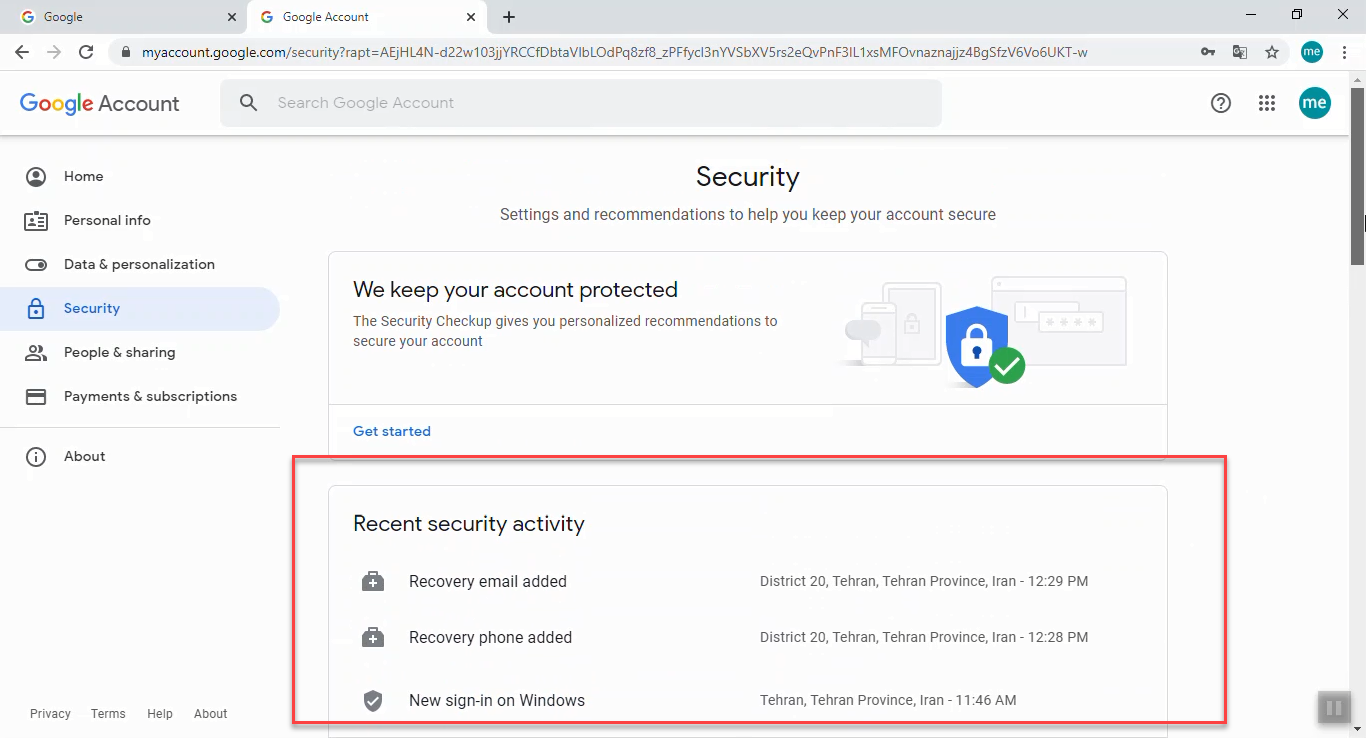 google account
